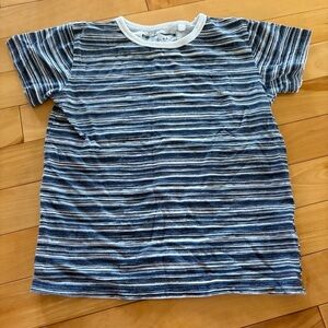 Next .82 Blue and White Striped Short Sleeve Tee Boys size 3-4 yrs